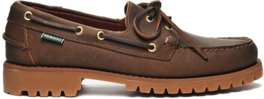 Sebago Platte schoenen Brown Heren
