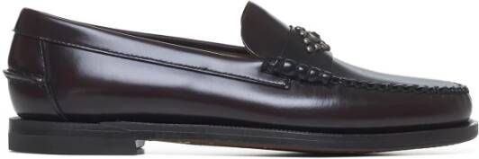 Sebago Classic Dan Eye Leather Loafer in zwart
