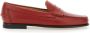 Sebago Rode leren loafers met schuine neus - Thumbnail 1