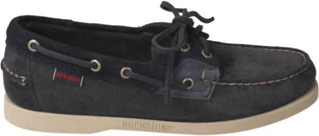 Sebago Sailor Shoes Blue Heren