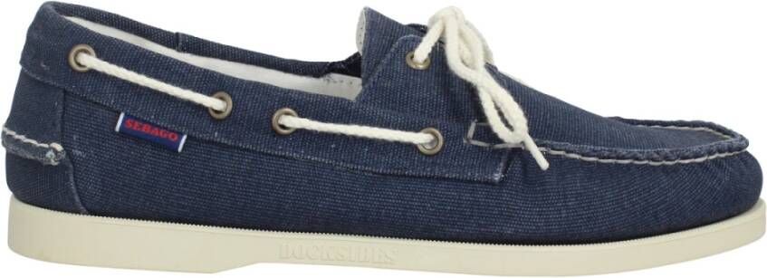 Sebago Sailor Shoes Blue Heren