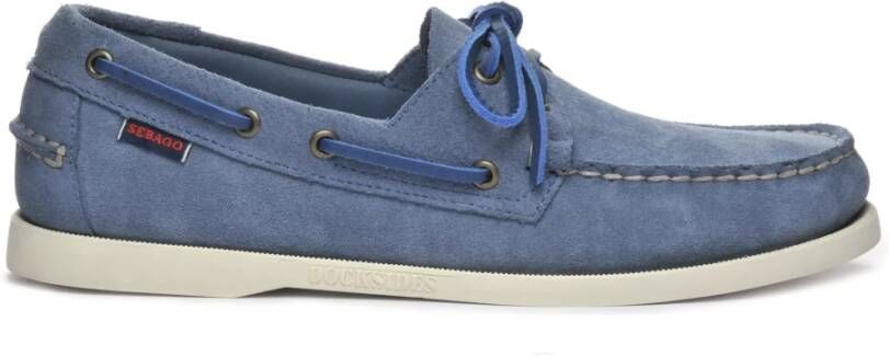 Sebago Sailor Shoes Blue Heren