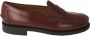 Sebago Bordeauxrode Leren Loafers voor Mannen Red Heren - Thumbnail 3