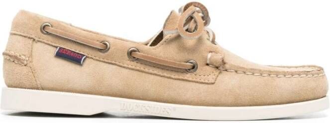 Sebago Bekijk hier de Flesh Out 906 BEIGE CAMEL van by SHUZ veterschoenen heren 906 BEIGE CAMEL Suede - Foto 8