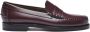 Sebago Bordeauxrode Leren Instap Platte Schoenen Brown Heren - Thumbnail 19