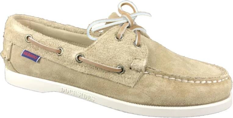 Sebago Schoenen Dockside Beige Heren