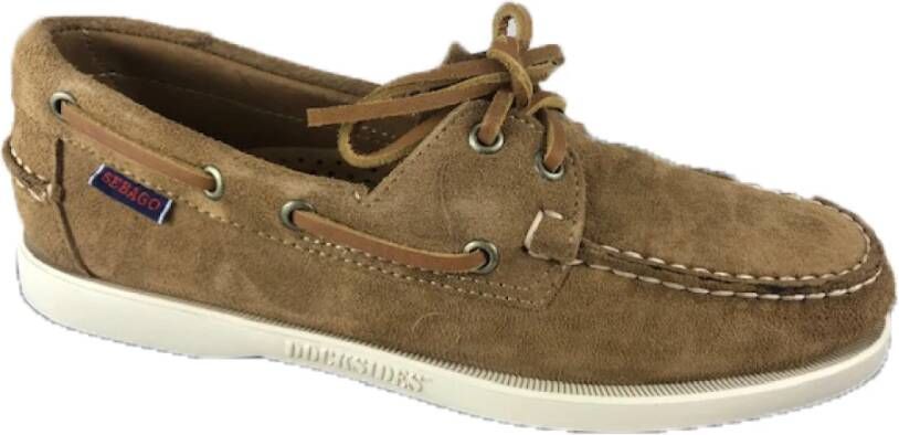 Sebago Schoenen Dockside Brown Heren