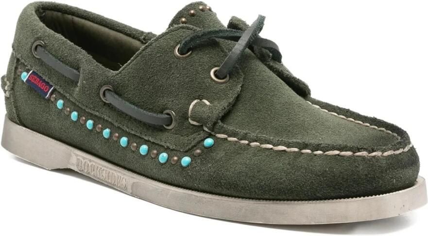 Sebago Antiek Messing Studs Vrouw Stijl - Foto 3