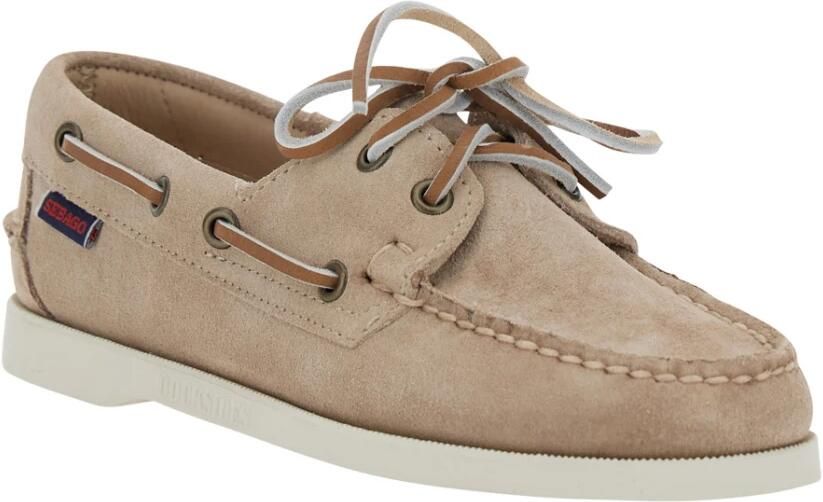 Sebago Beige Platte Schoenen voor Vrouwen - Foto 2