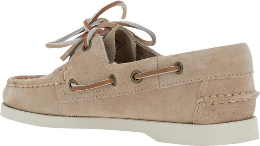 Sebago Beige Platte Schoenen voor Vrouwen - Foto 3
