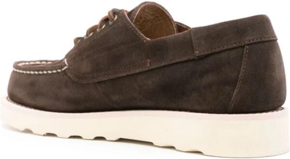 Sebago Donkerbruine Suède Veterschoenen Brown Heren - Foto 10