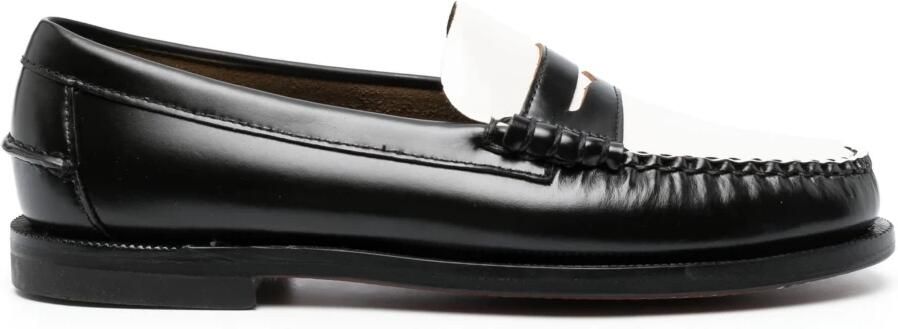 Sebago Met de hand gemaakt leren mocassin klassieke stijl Black Heren - Foto 10