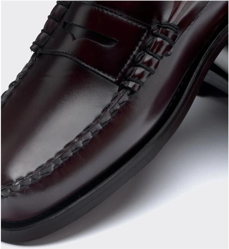 SEBAGO Loafers Heren Classic Dan Leer Bordeaux - Foto 14