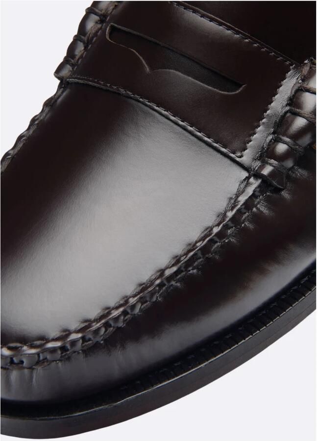 Sebago Bruine Loafer Schoen Leer Rubber Hak Brown Heren - Foto 10