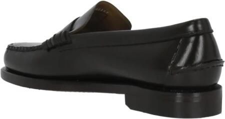 Sebago Bruine Loafer Schoen Leer Rubber Hak Brown Heren