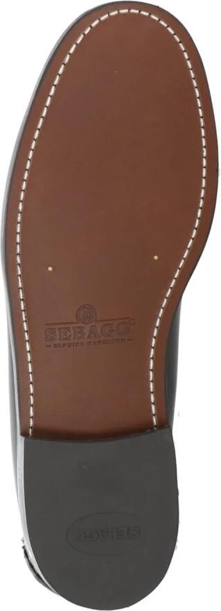 Sebago Bruine Loafer Schoen Leer Rubber Hak Brown Heren - Foto 14