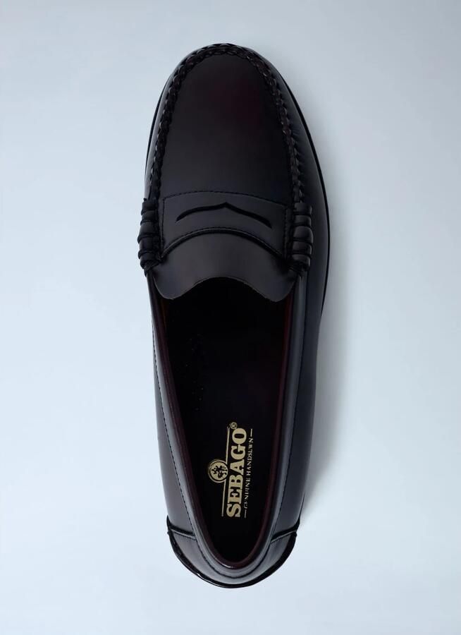 Sebago Met de hand vervaardigde gladleren Penny Loafer