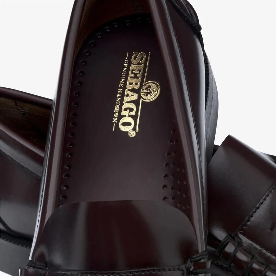 SEBAGO Loafers Heren Classic Dan Leer Bordeaux - Foto 6