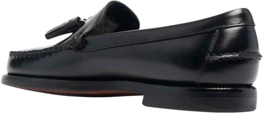 Sebago Zwarte leren mocassin voor vrouwen Black Dames - Foto 2