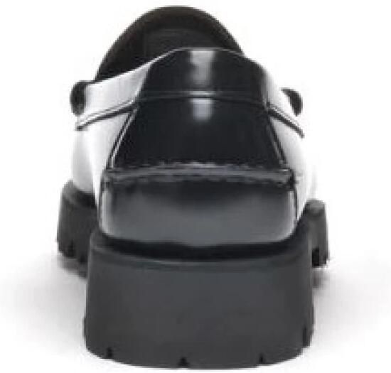 Sebago Zwarte leren platte schoenen voor het winterseizoen Black Dames - Foto 8
