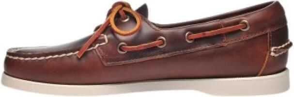 SEBAGO Instappers Dames Docksides Dames Leer Bruin