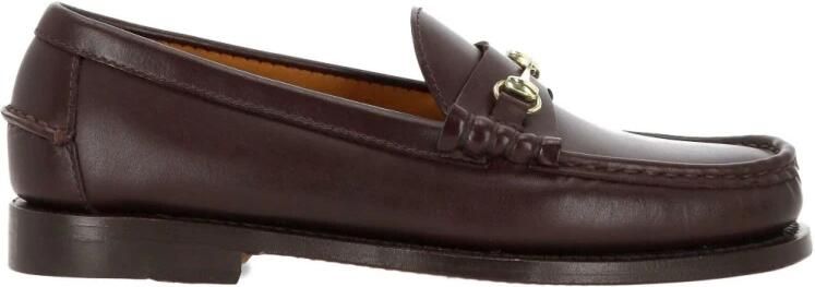 Sebago Klassieke Bordeaux Platte Schoenen voor Vrouwen Red Dames - Foto 7