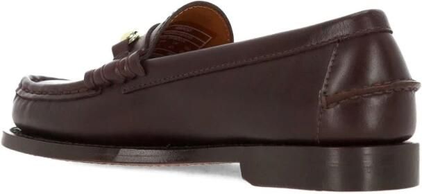 Sebago Klassieke Bordeaux Platte Schoenen voor Vrouwen Red Dames - Foto 9