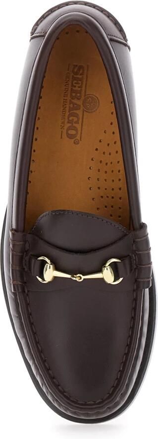 Sebago Klassieke Bordeaux Platte Schoenen voor Vrouwen Red Dames - Foto 5