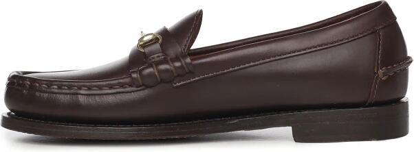 Sebago Klassieke Bordeaux Platte Schoenen voor Vrouwen Red Dames - Foto 10