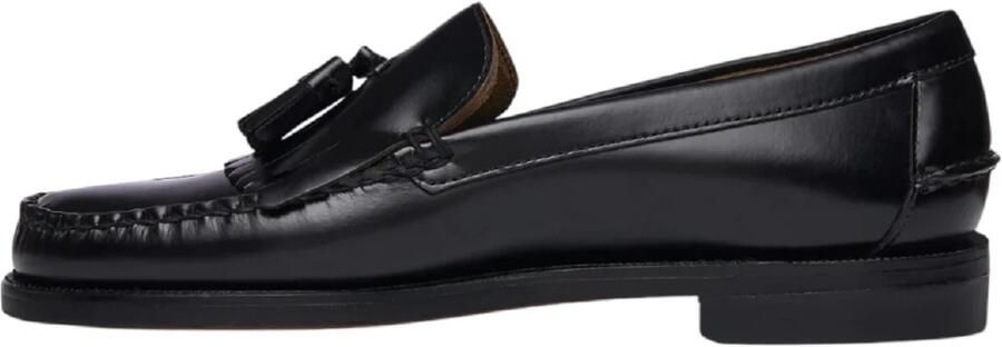 Sebago Klassieke Loafer met Franjes van Leer