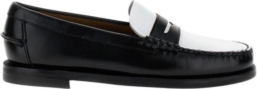 Sebago Met de hand gemaakt leren mocassin klassieke stijl Black Heren - Foto 14