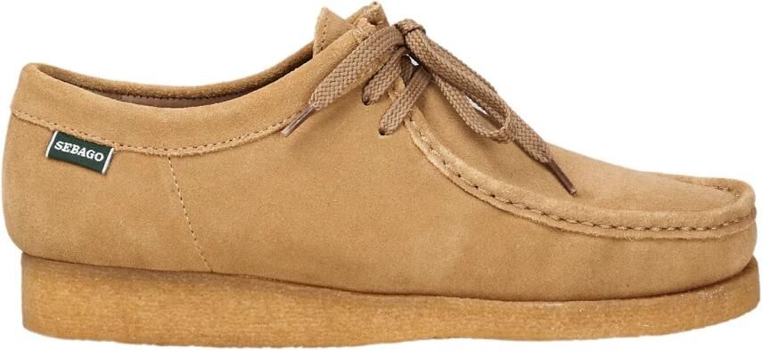 Sebago Beige Suède Mocassins Casual Schoenen Beige Heren