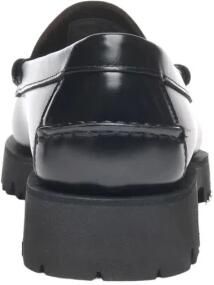 Sebago Zwarte leren platte schoenen voor het winterseizoen Black Dames - Foto 2