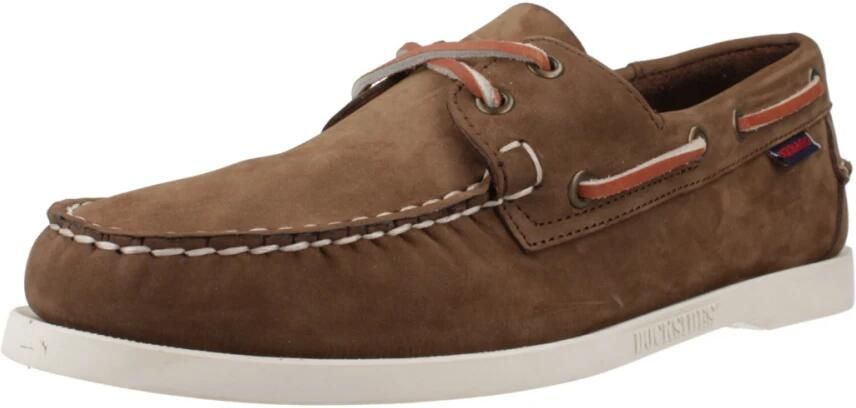 Sebago Bootschoenen docksides portland nubuck dk brow - Foto 2