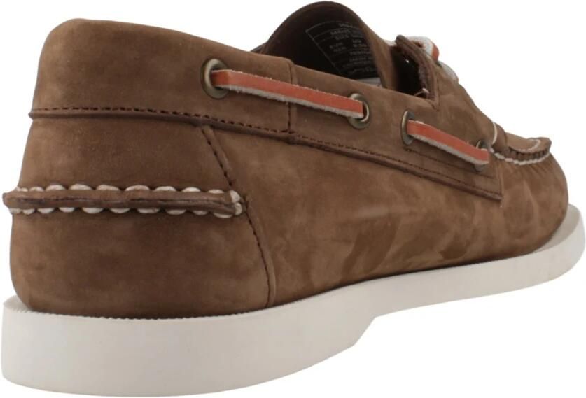 Sebago Bootschoenen docksides portland nubuck dk brow - Foto 3