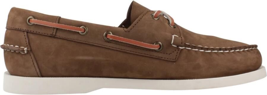 Sebago Bootschoenen docksides portland nubuck dk brow - Foto 9