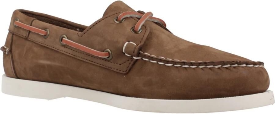 Sebago Bootschoenen docksides portland nubuck dk brow - Foto 8