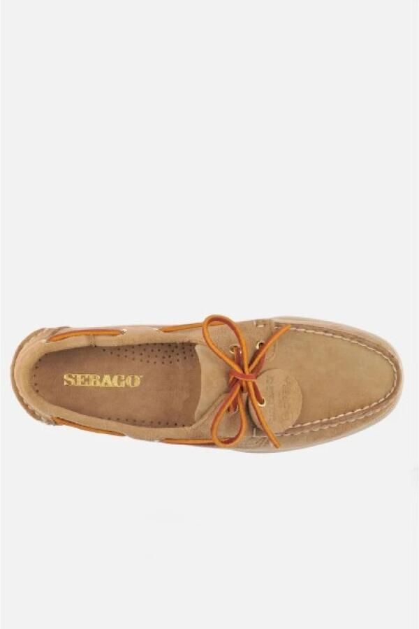 SEBAGO Veterschoenen Heren Portland Artisan Suède Beige - Foto 8