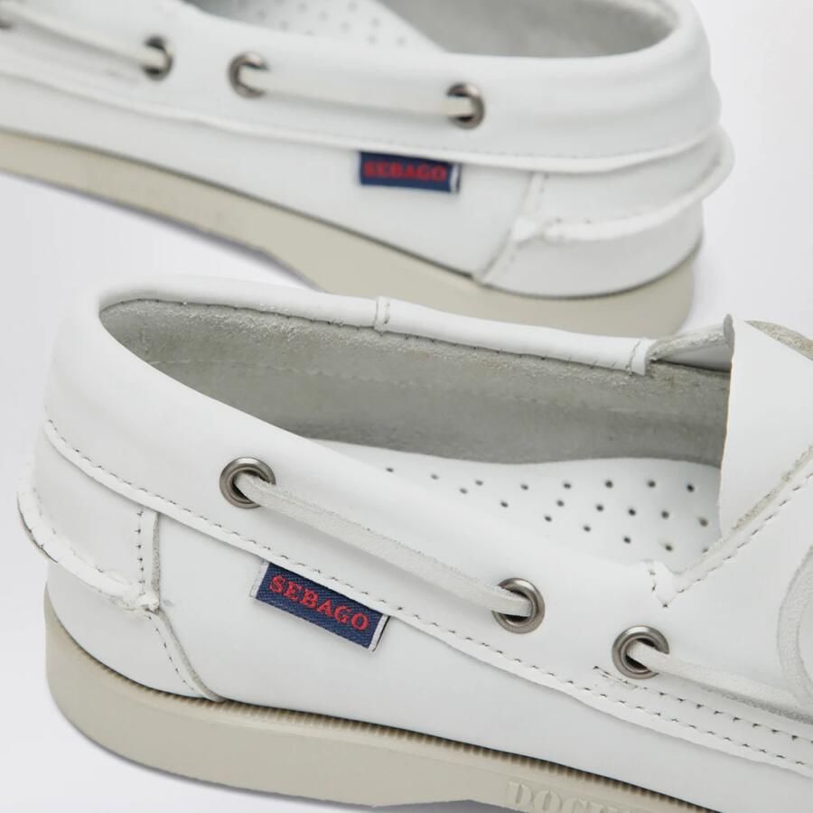 Sebago Witte Bootschoenen Dockside - Foto 3