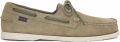 Sebago Heren Dockside Portland Flesh Out Green Military Kaki - Groen