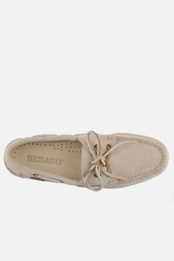 SEBAGO Veterschoenen Dames Portland Suède Taupe - Foto 6