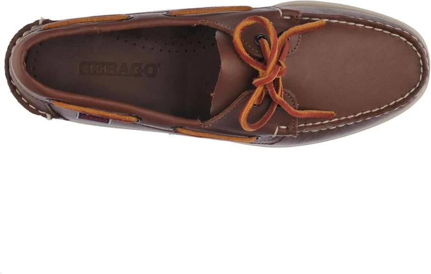 Sebago Docksides Portland bruin leren bootschoenen - Foto 5