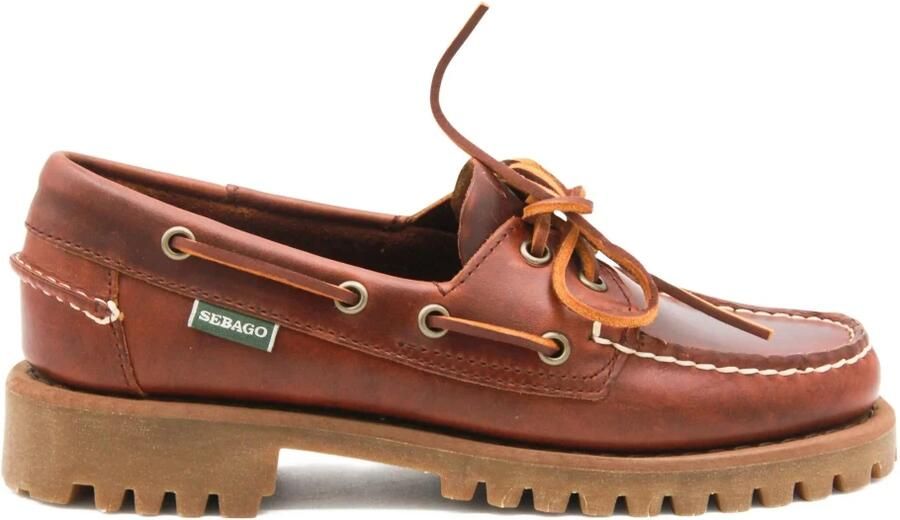 Docksides Sebago Docksides Ranger Waxy Woman leren derbyschoenen voor dames - Foto 6