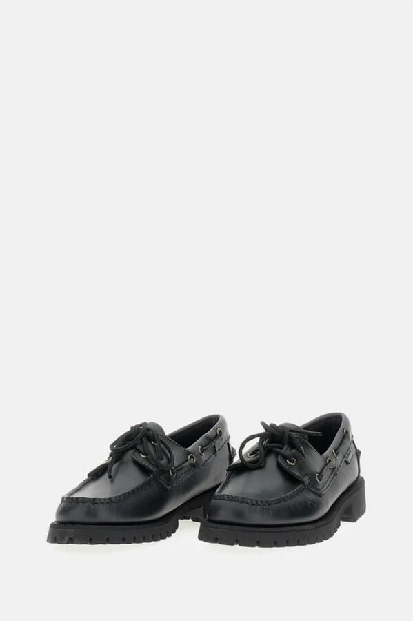 Sebago Zwarte Waxy Loafer Damesschoenen - Foto 2
