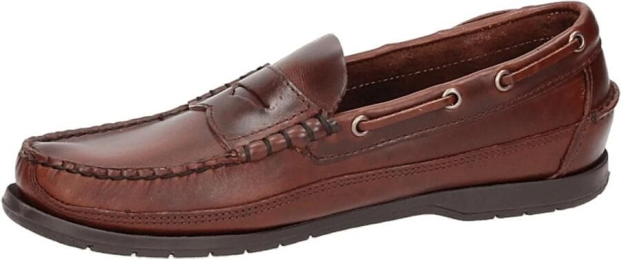Sebago SLOOP SEAHORSE Volwassenen Instappers Bruin - Foto 4