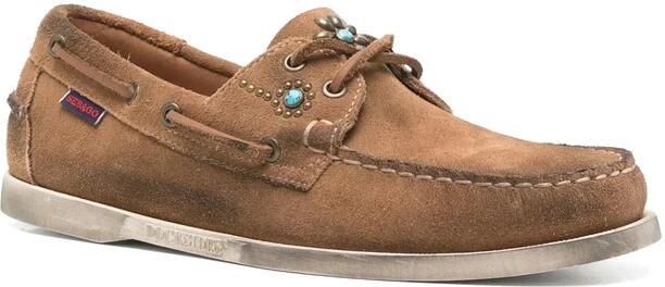 Sebago Suède Leren Rubberen Zool Schoenen