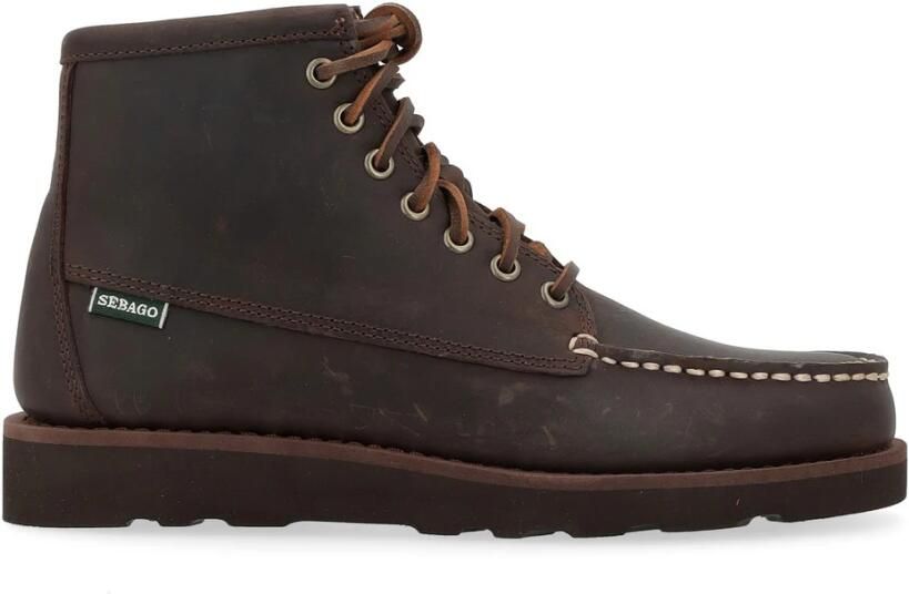 Docksides Sebago Tala Mid Crazy Horse leren halfhoge derbyschoenen - Foto 3
