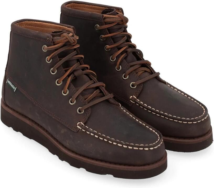 Docksides Sebago Tala Mid Crazy Horse leren halfhoge derbyschoenen - Foto 4