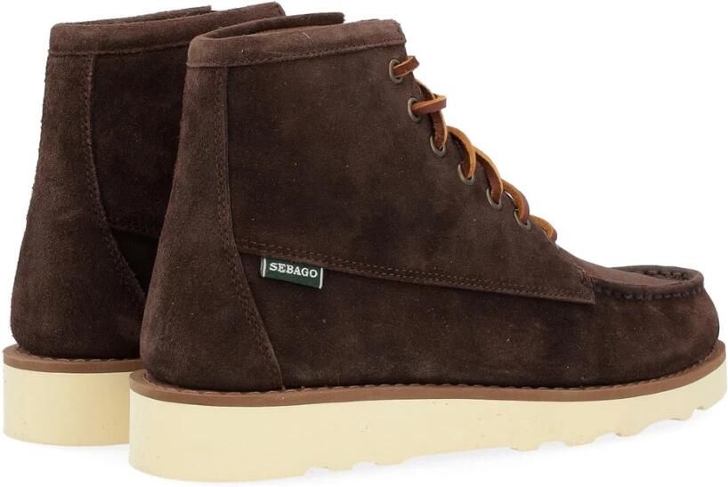 Sebago Heren Tala Mid Oiled Suede Bruin Brown - Foto 15
