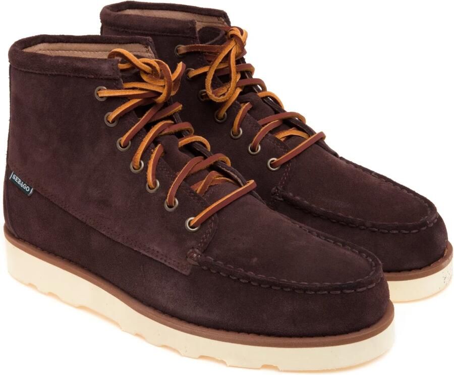 Sebago Heren Tala Mid Oiled Suede Bruin Brown - Foto 7